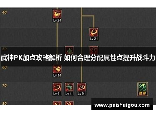 武神PK加点攻略解析 如何合理分配属性点提升战斗力